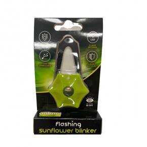 Animal Instincts Flashing Safety Usb Rechargeable Sunflower Yellow Blinker